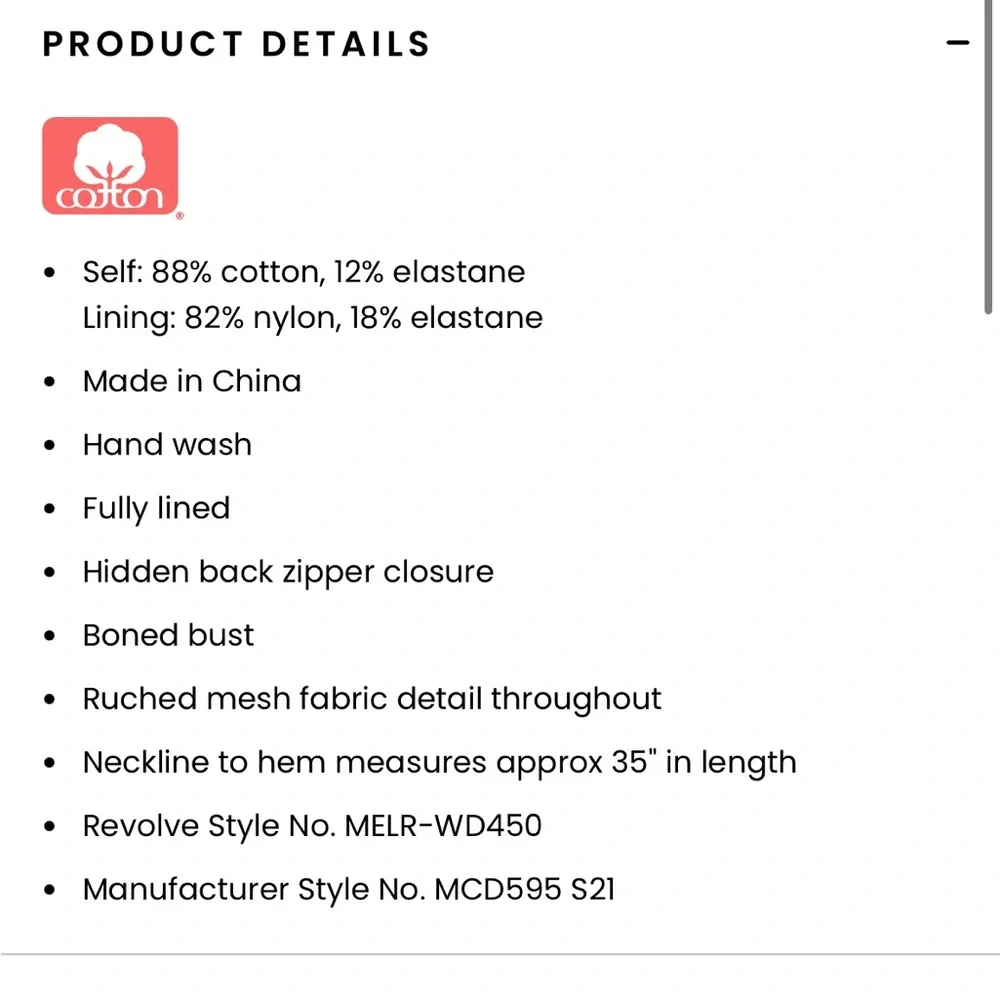 Michael Costello dress NWT india white - Picture 4 of 7